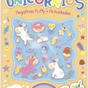 PUFFY STICKERS BOOK - UNICORNIOS AA VV 2024