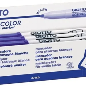 C/12 ROTULADOR ROBERCOLOR AZUL GIOTTO WHITEBOARD MARKER