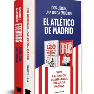 PACK 120 HISTORIAS DEL ATLETICO DE MADRID;ETERNOS SIMEONE Y ARAGONES URIA RUBEN 2025