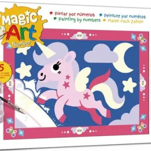 MAGIC ART NUMBER ART +4 UNICORNIOS