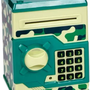 CAJA FUERTE ELECTRONICA CAMUFLAJE VERDE
