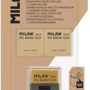 BLISTER GOMA MASTER GUM CON FUNDA + 2 GOMAS DE RECAMBIO