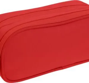 PORTATODO DOBLE BITS &BOBS ROJO 24,5X9,5 CM