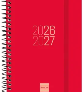 AGENDA ESCOLAR 26-27 E8 SVH ESPIR ROJO ESPIRAL