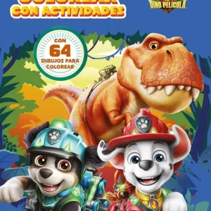 Paw Patrol Patrulla Canina. Actividades - Libro de colorear con actividades. La dino película Nickelodeon 2026