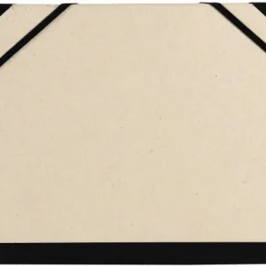 Carpeta dibujo carton con gomas 26x33cm canson brut gris
