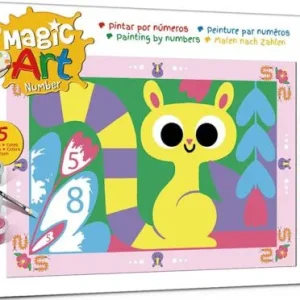 MAGIC ART NUMBER ART +4 ANIMALES DE LA SELVA