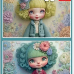 PUZZLE 2X100 PIEZAS CHICAS FLORALES