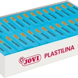 C/30 TACOS PLASTILINA JOVI 70 PEQUEÑA 50G. AZUL CLARO