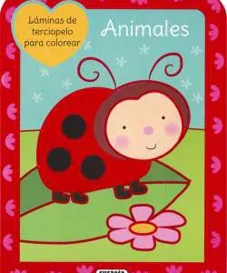 ANIMALES LAMINAS TERCIOPELO COLOREAR AAVV 2025
