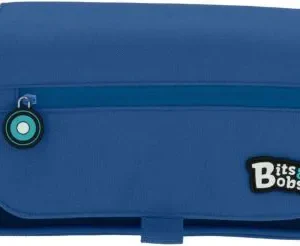 PORTATODO TRIPLE SOLAPA BITS &BOBS AZUL 23X10X10 CM