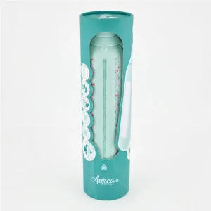 Botella termica interior ceramico 2 tapones 750ml mint petal lines