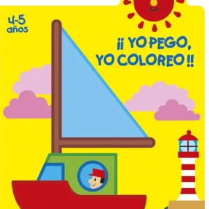 ¡Yo pego, yo coloreo! 4-5 años Busquets, Jordi 2021