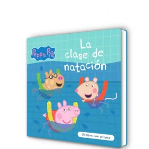 Peppa Pig. Libro de cartón con solapas - La clase de natación Hasbro 2025