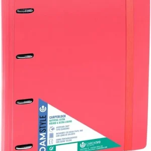 CARPEBLOCK FOAM STYLE ROJO A4+ 4 ANILLAS 35MM CON RECAMBIO