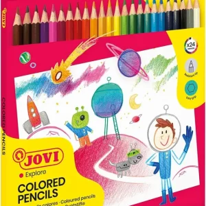 C/24 lapiz madera jovi colores