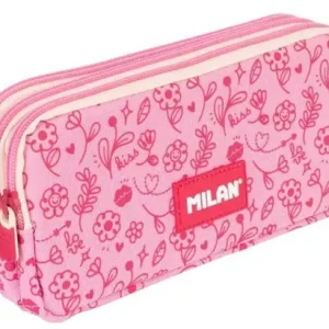 Estuche portatodo 3 cremalleras serie especial flowicorn