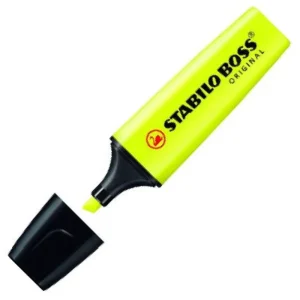 C/10 marcador fluorescente amarillo stabilo boss 70/24