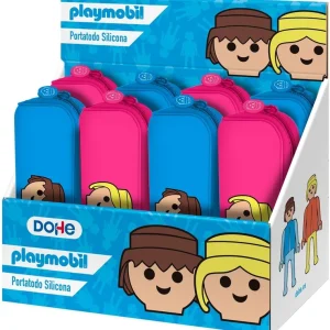 EXP 8 PORTATODO SILICONA PLAYMOBIL SURTIDO