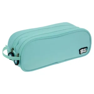 PORTATODO DOBLE BITS &BOBS AZUL SOFT 24,5X9,5 CM