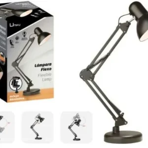 FLEXO SOBREMESA MULTIPOSICION NEGRO