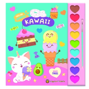 Kawaii ('Pinto con acuarelas') 9 acuarelas+1 pincel AA.VV. 2025