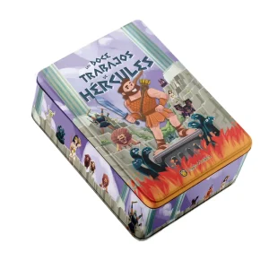 Los doce trabajos de Hércules (Lata+Libro+teatro+personajes) AA.VV. 2025