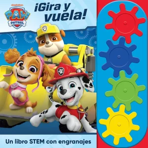 GIRA Y VUELA! LIBRO STEAM CON ENGRANAJES PATRULLA CANINA Patrulla Canina 2025