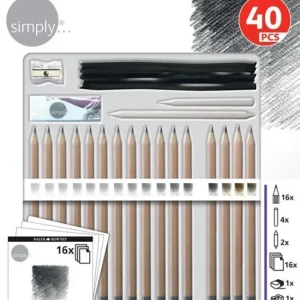 Set de esbozo sympli 40 piezas