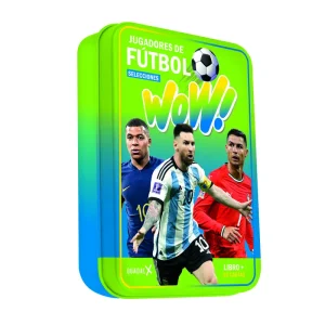 Jugadores de Fútbol (WOW! Lata) (Libro+32 cartas) AA.VV. 2026