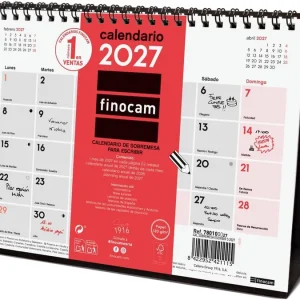 Calendario sobremesa escribir s 2027 210x150mm