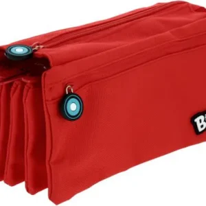 PORTATODO CUADRUPLE PLANO BITS &BOBS ROJO 23X12 CM