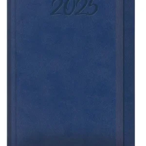 Agenda anual manaos 2027 dia pagina 17x24cm azul