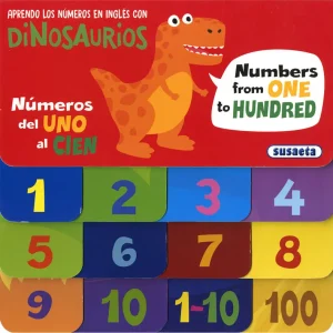 Aprendo los números en inglés con dinosaurios Susaeta Ediciones 2026