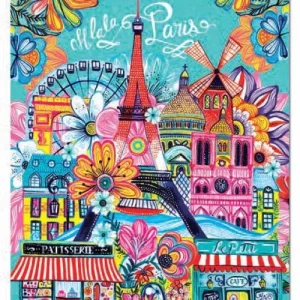 PUZZLE 1000 PIEZAS PARIS CAR PINTOS