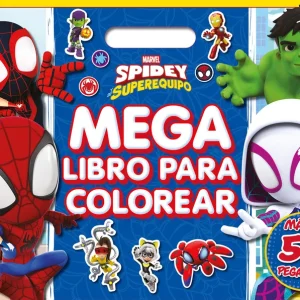 Spidey y su superequipo. Megalibro para colorear Marvel 2026