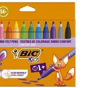 ESTUCHE 12 ROTULADORES BIC KID COMFORT JUMBO