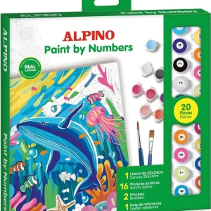 Set pintar por numeros ocean