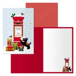 TARJETA DE FELICITACION NAVIDAD MODELO BUZON