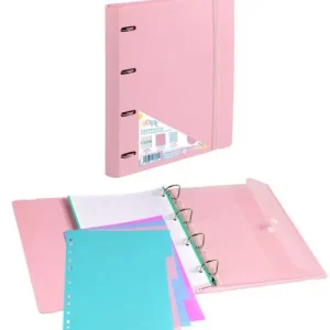 CARPEBLOCK FOAM SOFT ROSA A4+ 4 ANILLAS 35MM CON RECAMBIO