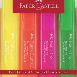 ESTUCHE 4 MARCADORES FLUORESCENTES TEXTLINER 46 SURTIDOS