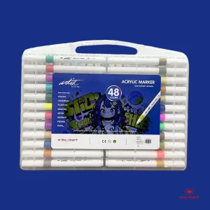 Estuche 48 rotuladores acrilicos prime price colores surtidos