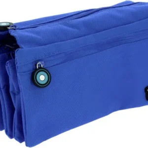 PORTATODO CUADRUPLE PLANO BITS &BOBS AZUL 23X12 CM
