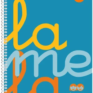 CUADERNO ESPIRAL 4º 80H 90G 3MM AZUL CUADROVIA PP.