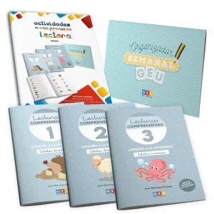 (pack).LECTURAS COMPRENSIVAS + ORGANIZADOR SEMANA AA.VV. 2026