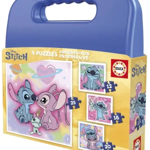 PUZZLE PROGRESIVO STITCH 12 16 20 25 PIEZAS