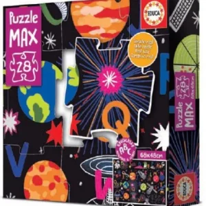 PUZZLE 28 PIEZAS MAX ALPHABET SPACE PIEZAS GIGANTES