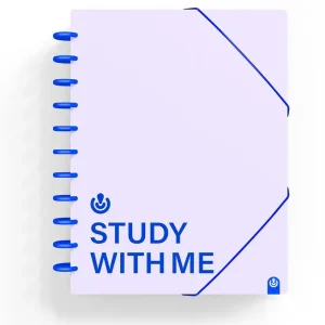 Carpeta 30 fundas a4 ingeniox study with me color malva