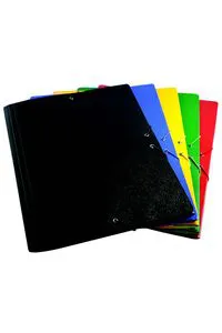 Carpeta dibujo a2 carton gofrado gomas sin solapas rojo