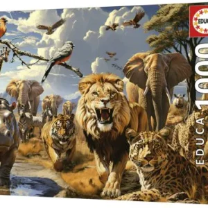 PUZZLE 1000 PIEZAS ANIMALES SALVAJES